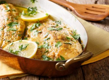 trout with herb butter
