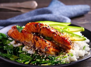 trout with honey mustard glaze