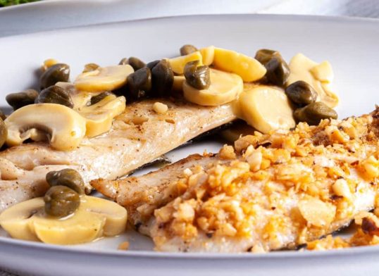 trout with lemon caper sauce