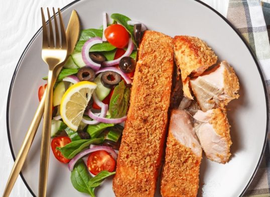 trout with pecan crust