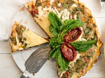 tuna and spinach quiche