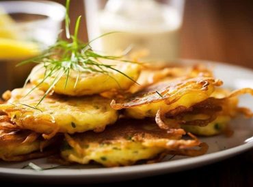 whitebait and zucchini fritters
