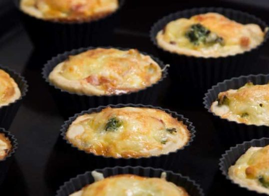 whitebait and bacon pies