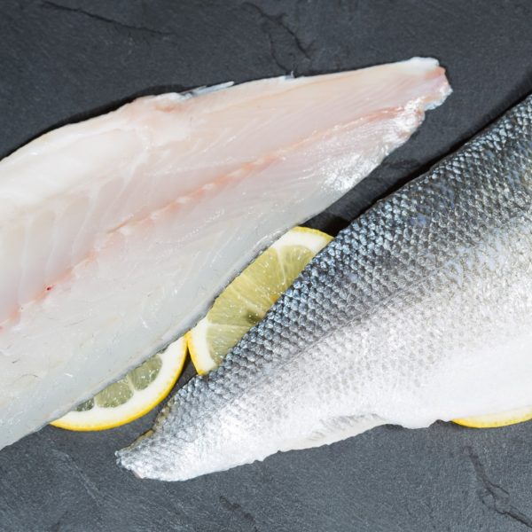 seabass fillets (wild) 380/450gram