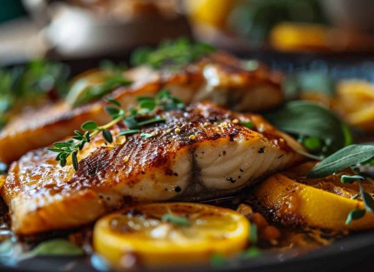 001 golden airfried fish with herbs and lemon 0 0