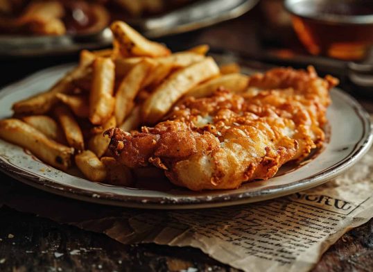 001 vintage collage evolution of fish and chips 0 0