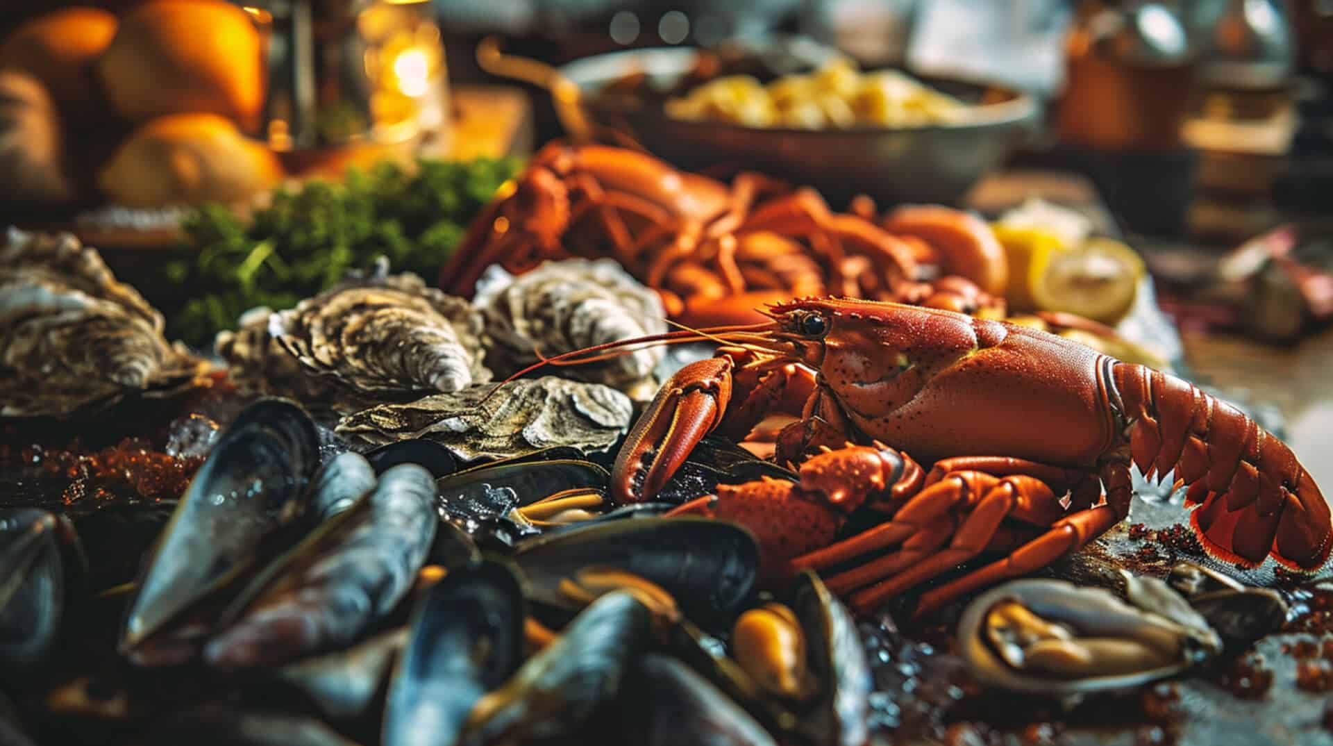 009 contact us fishmonger scene fresh seafood display 0 0