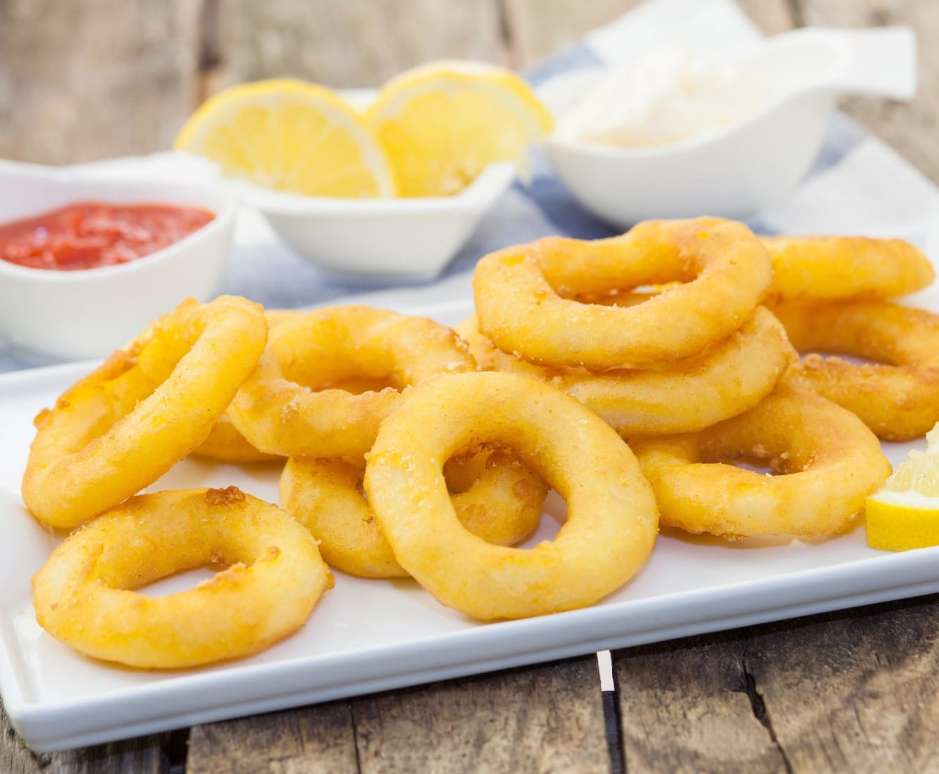 battered squid rings 500g