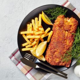 breaded haddock 10 in a box 170 200g