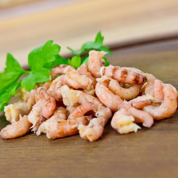 peeled brown shrimps 454g