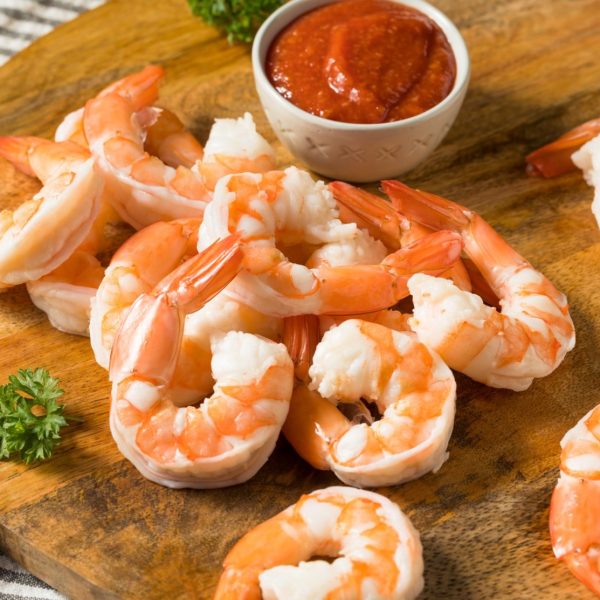peeled wild red shrimp 1kg