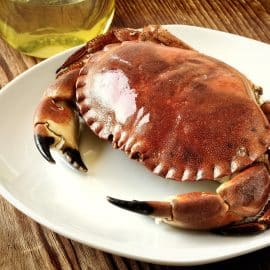 crab (cooked) 400 550g