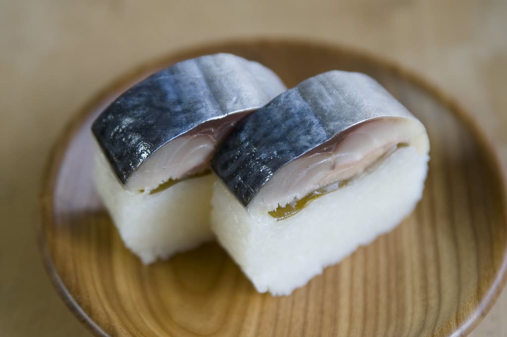 shime saba – cured sashimi grade mackerel 160g