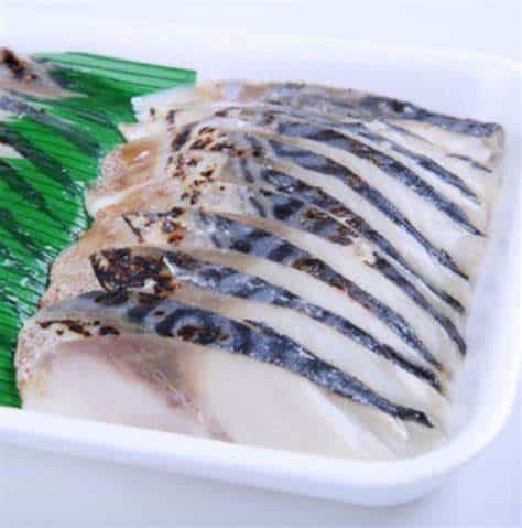 shime saba – cured sashimi grade mackerel 160g